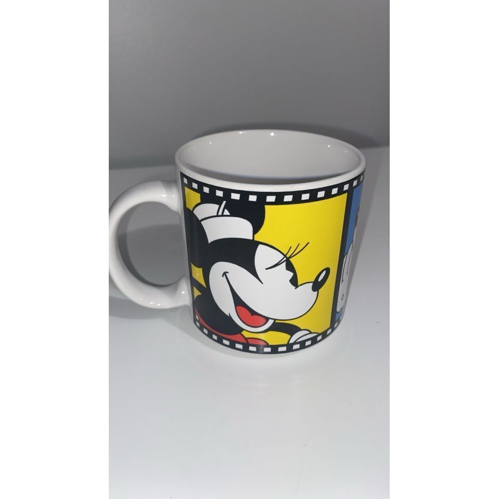 Vintage Disney Mickey Mouse Film Strip Ceramic Mug From Japan‎